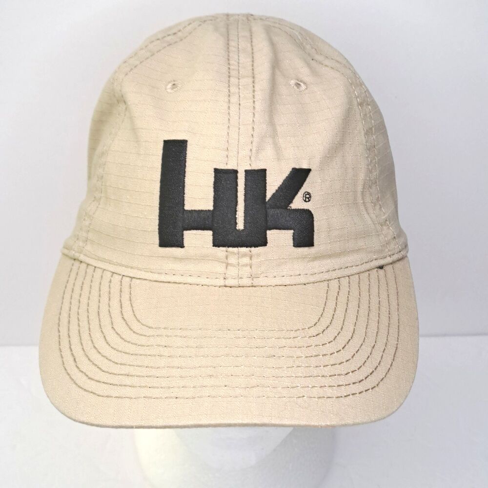 Heckler & Koch New Authentic Hk RIPSTOP Tan Range Shooter Cap W/ FREE HK Sticker
